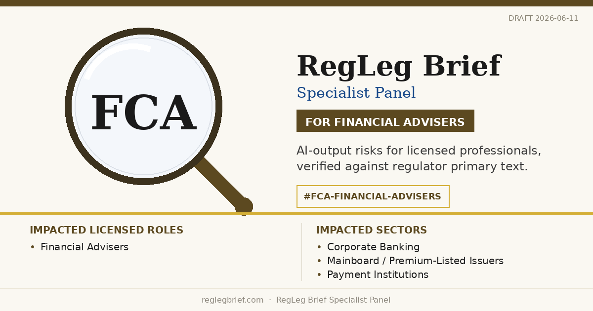Financial Advisers: AI summaries of Consumer Duty may understate professional obligations