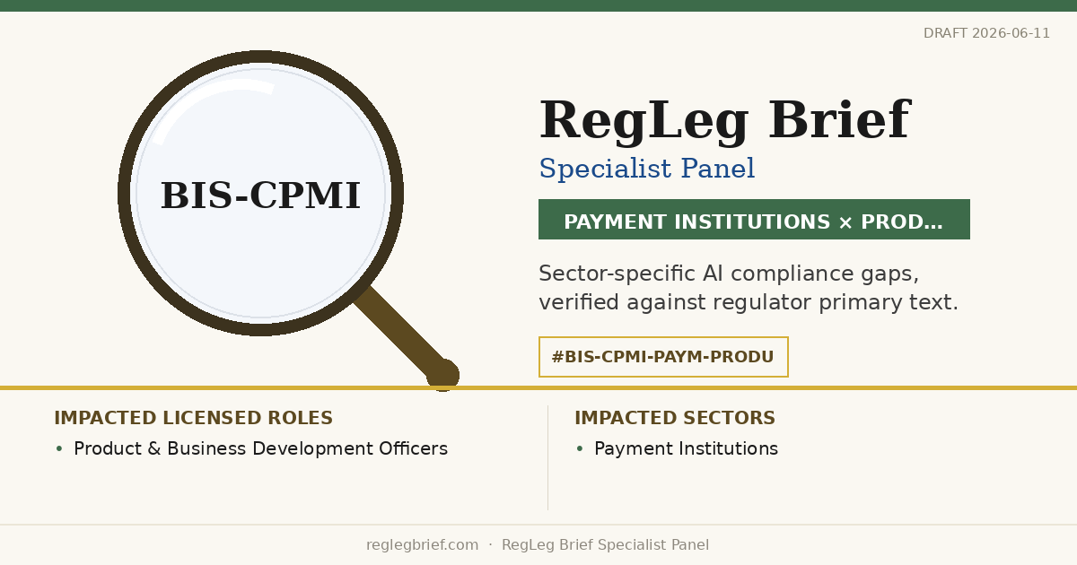 Payment Institutions Product & Business Development teams: documentation and reporting gaps possible from AI reading of CPMI Cross-Border API Harmonisation 2024