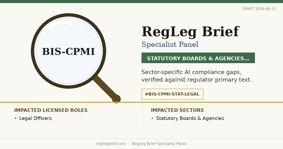 Statutory Boards & Agencies Legal teams: documentation and reporting gaps possible from AI reading of CPMI Cross-Border API Harmonisation 2024
