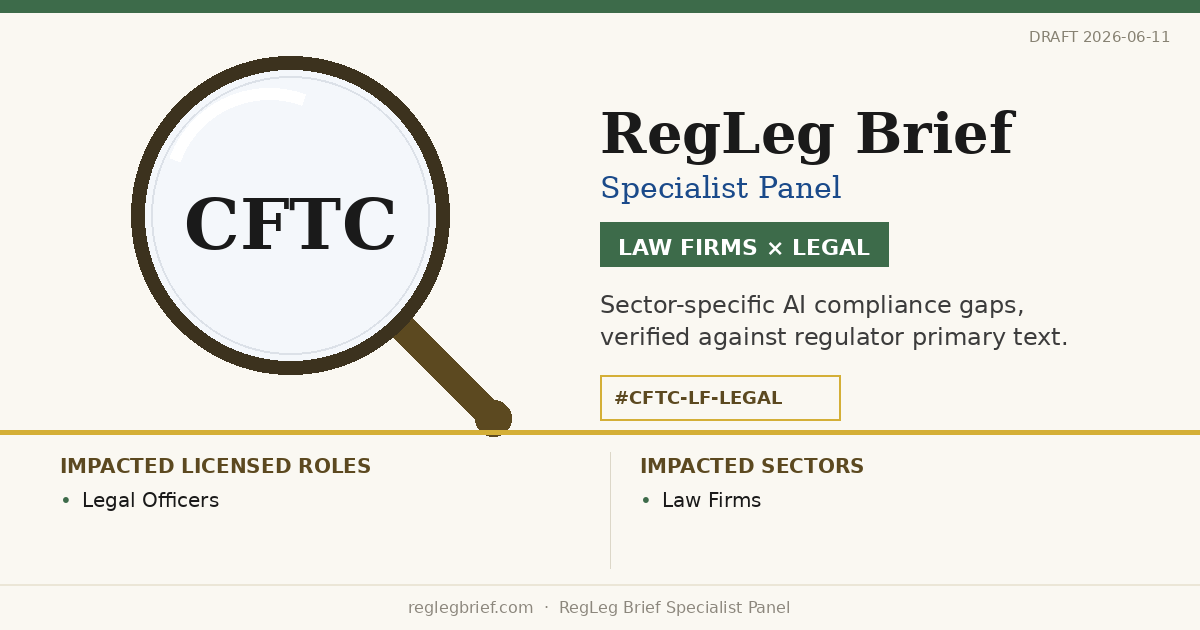 Law Firms Legal teams: documentation and reporting gaps possible from AI reading of CFTC Reg 4.7 (2024 QEP Amendments)